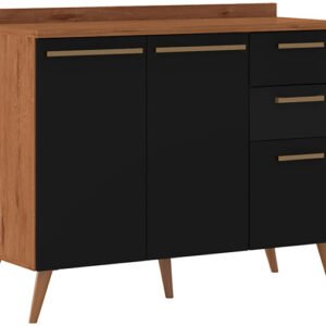 Bajo mesada Línea Favorita Natura/negro