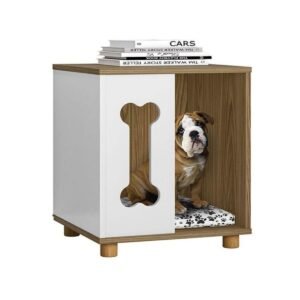 Mesa lateral pet golden Frejo Blanco