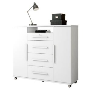 Cómoda Versatil Blanca