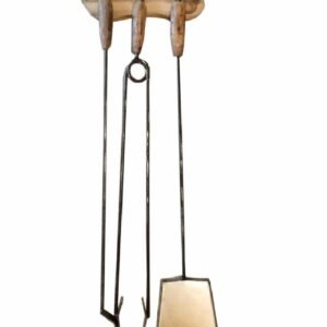 Juego parrillero artesanal 4 piezas