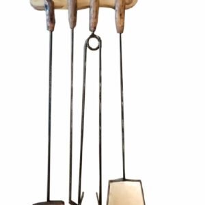 Juego parrillero artesanal 5 piezas