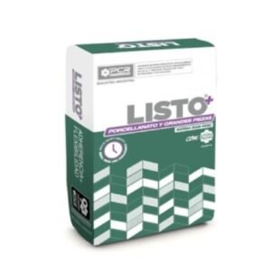 Adhesivo Porcellanato y grandes piezas 25 kilos