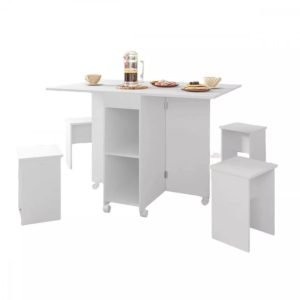 Mesa Plegable Paris 4 taburetes