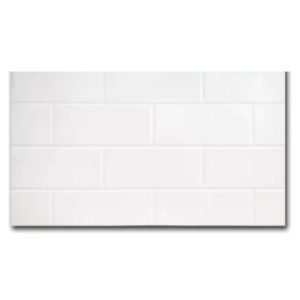 Cerámica Subway Blanco 31x53 1.65m2