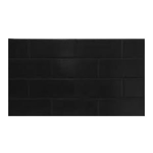 Cerámica Subway Negro 31x53 1.65m2